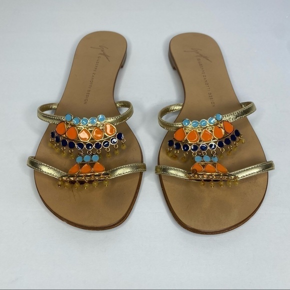 𝅺GIUSEPPE Zanotti Embellished Sandals - Picture 1 of 6